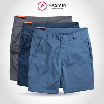 Quần Short Nam Fasvin C24609.HN Vải Gió Chun Dầy Dặn, Nhẹ, Mát, Đứng Dáng Tiện Dụng Dạo Phố