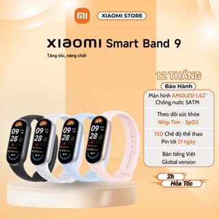 [ Siêu Phẩm ] Vòng đeo tay thông minh Xiaomi Mi Band 9 - Chính Hãng Bảo Hành 12 Tháng