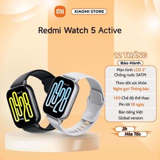 Đồng hồ thông minh Xiaomi Smart Watch 5 Active bản Tiếng Việt - Chính hãng bảo hành 12 tháng