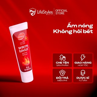  gel bôi trơn LifeStyles bôi trơn  gốc nước tăng cảm giác 50ml 