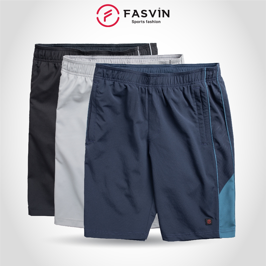 Quần Ngố Lửng Nam FASVIN Vải Đẹp Hàng Nhà Máy Chất Lượng Cao Thể Thao Hay Mặc Nhà T23558.HN