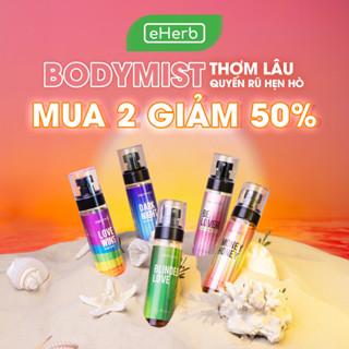 [MUA 2 GIẢM 50%] Bodymist Nước Hoa Nam Nữ EHERB - Xịt Thơm Body Nam Unisex BODYMISS Đi Học, Hẹn Hò