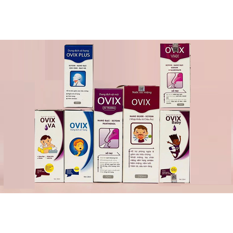 Xịt Mũi Họng Cho Bé OVIX VA - OVIX BABY 20ml/10ml hết sổ mũi - Xịt muỗi, sáp ấm Cucciolo - Hàng Chín