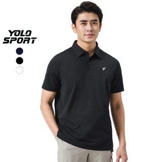  Áo Thun Có Cổ Polo Nam Quick Dry Tập Gym Thể Thao Đứng Phom Chất Thun Lạnh Co Giãn Thấm Hút Mồ Hôi Thoáng Mát YOLO SPORT 