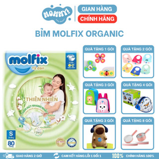 Bỉm molfix Dán Thiên nhiên  NB70/S80/M76/L68/XL62/XXL56/S54/M52/L46