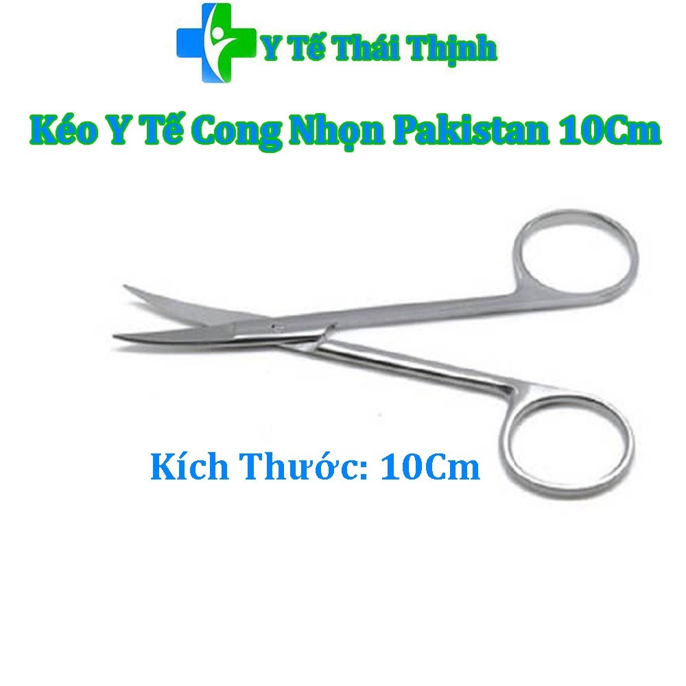 Kéo Y Tế Cong Nhọn Pakistan 10Cm