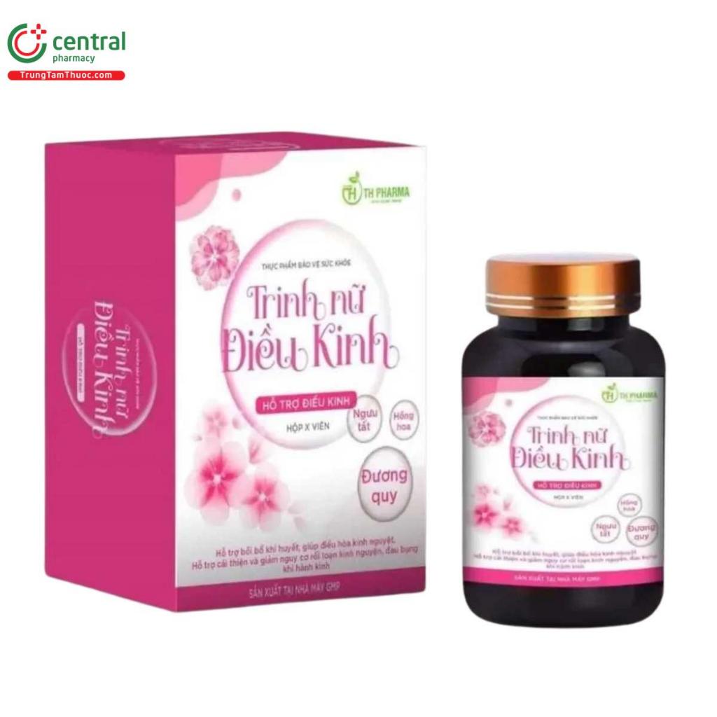TRINH NỮ ĐIỀU KINH - Giúp điều hoà kinh nguyệt, Giảm rối loạn kinh nguyệt, đau bụng kinh