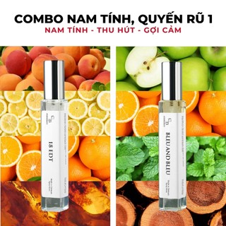 [SET QUÀ DÀNH CHO NAM] 02 chai tinh dầu nước hoa CODEDECO 10ml dạng xịt + 4 vial 2.5ml mùi ngẫu nhiên
