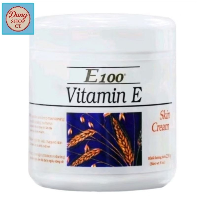 Kem dưỡng thể bông lúa E100 Vitamin E 230g - Hàng chính hãng - Dung Shop CT