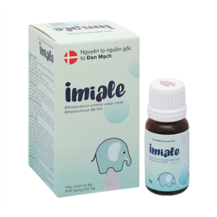 Men vi sinh IMIALE - Hỗ trợ cải thiện tiêu hóa, tăng đề kháng từ Đan Mạch, dung tích 8ml