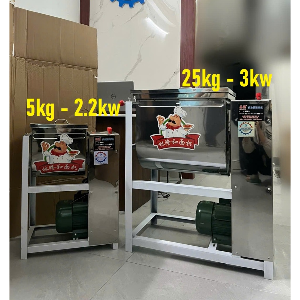 Máy trộn bánh tráng cuộn công nghiệp cối lớn - Máy trộn thực phẩm