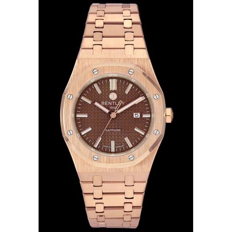 [Chính Hãng 100%]Đồng Hồ Nam Bentley BL2416 -10MKBB (2416) Máy Quartz (Pin) Kính Sapphiare Siz 41mm 