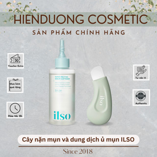 Cây nặn mụn và dung dịch ủ mụn ILSO | Xử lý Mụn Đầu Đen và Sợi Bã Nhờn chuyên dụng