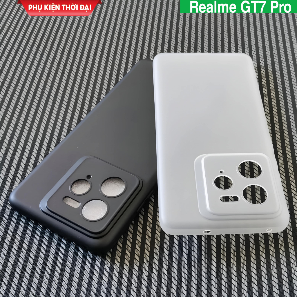 Ốp lưng Realme GT7 Pro / GT8 / GT8 Pro dẻo màu siêu mỏng ôm máy chống sốc