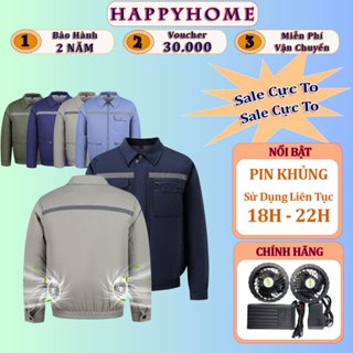 Áo quạt điều hoà Nhật Bản pin khủng hoạt động liên tục 16 đến 22 giờ, làm mát cơ thể mùa hè hiệu quả