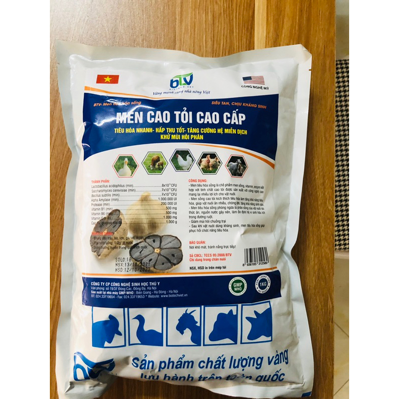 combo 2 gói men cao tỏi cao cấp 100g-hỗ trợ tiêu hoá,tăng đề kháng.