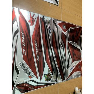Tem exciter 135 LC V7 đỏ đen crom