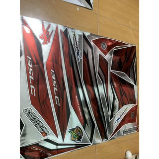 Tem exciter 135 LC V7 đỏ đen crom