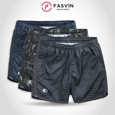Quần đùi nam ngắn chạy bộ Fasvin R24612.HN vải Dù Gió nhẹ mát tiện dụng thể thao hay mặc nhà