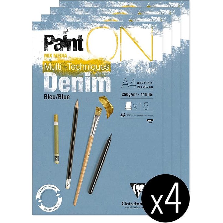 Sổ Clairefontaine Paint-On Denim