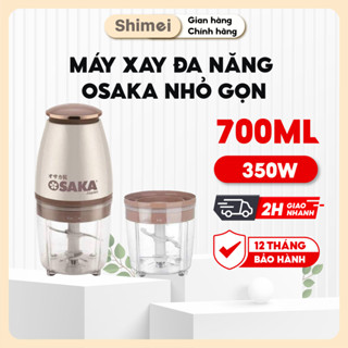 Máy Xay Đa Năng OSAKA Nắp Đồng, Xay Sinh Tố, Thịt, cầm tay Nhỏ Gọn
