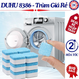 Hộp 12 Viên Vệ Sinh Lồng Máy Giặt Siêu Sạch, Diệt Khuẩn, Viên Tẩy Lồng Giặt, Khử Mùi Tẩy Cặn Bẩn