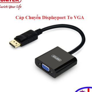 Cáp chuyển displayport to vga unitek y5118e