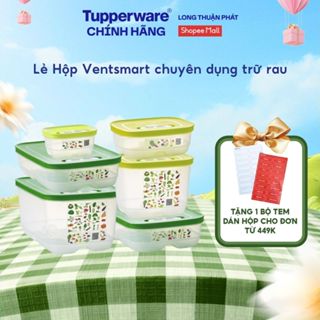 bộ Hộp chuyên trữ rau củ quả  Ventsmart Tupperware .Bảo quản rau , củ , quả tươi xanh từ 7-20 ngày