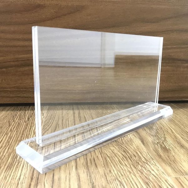 (Chuyên sỉ và cho thuê) Biển chức danh mica - Biển chức danh để bàn - Bảng mica trưng bày - Bảng chứ