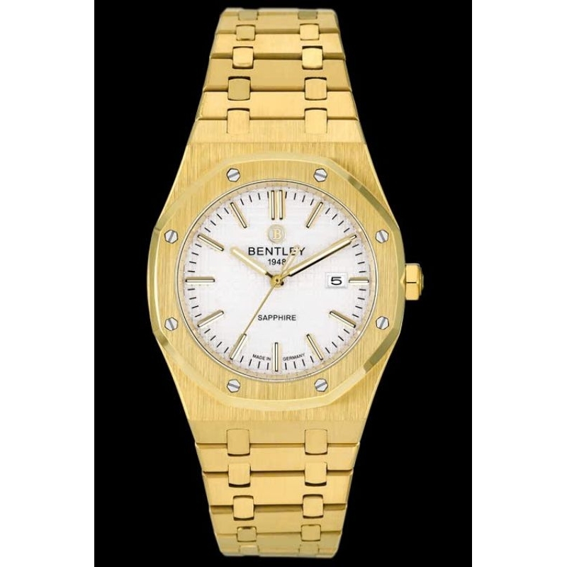 [Chính Hãng 100%]Đồng Hồ Nam Bentley BL2416 -10MKBB (2416) Máy Quartz (Pin) Kính Sapphiare Siz 41 Vi