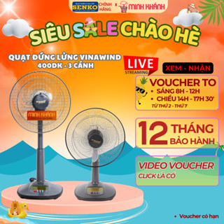 Quạt đứng lửng Điện cơ Thống Nhất 400DK - 46w, cánh quạt tai voi cho gió mát, êm, điều chỉnh độ cao