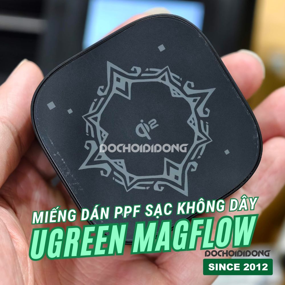 Miếng dán PPF sạc không dây UGREEN MagFlow Wireless Charger Genshin Impact Edition W702 trong, nhám 
