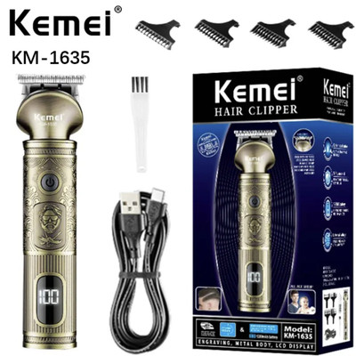 Tông Đơ Cắt Tóc Chắn Viền Vintage Kemei Km 1635