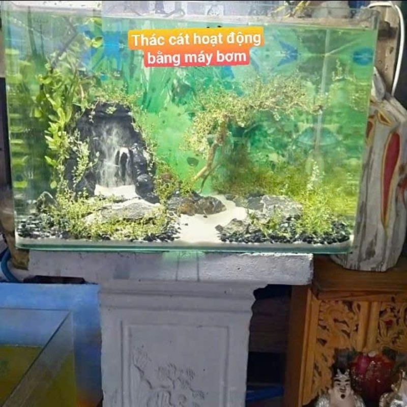 Thác cát cho bể cá mini kèm máy