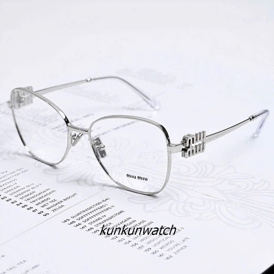 Kinh Giả Cận - Gọng Kính Kim Loại Nữ MU50XV-1BC1O1C Mang Chống Bụi Hoặc Thay Tròng Cận, Fullbox