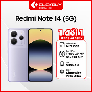 Điện thoại Xiaomi Redmi Note 14 (5G) 8GB 256GB Chính Hãng