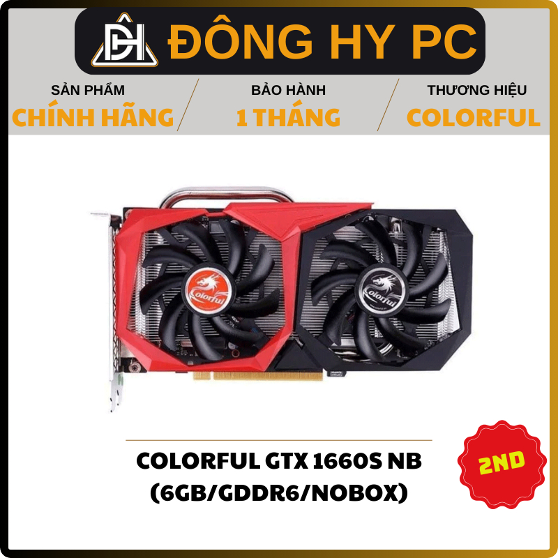 VGA card màn hình COLORFUL GTX 1660s Super NB 6GB 2ND