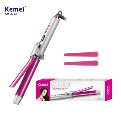 Máy Uốn Tóc Trục 25 Kemei KM - 2303 Điều Chỉnh 13 Mức Nhiệt