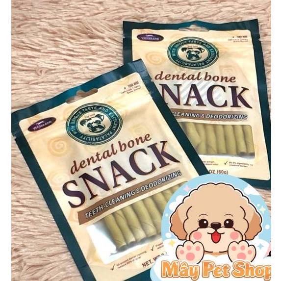 Xương snack gặm sạch răng thơm miệng 7 Dental Bone 60g