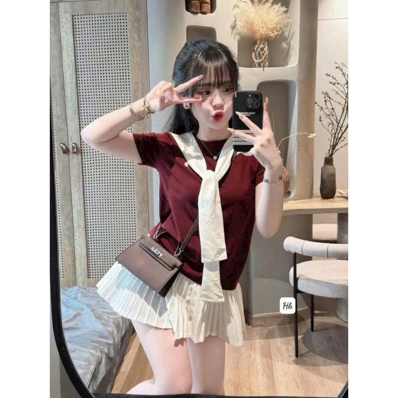 Set Bộ Nữ , Set Bộ Sọc Phối Chun Siêu Xinh