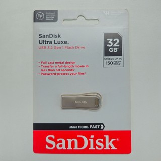 Usb 3.1 sandisk ultra luxe cz74 32gb 150mb/s