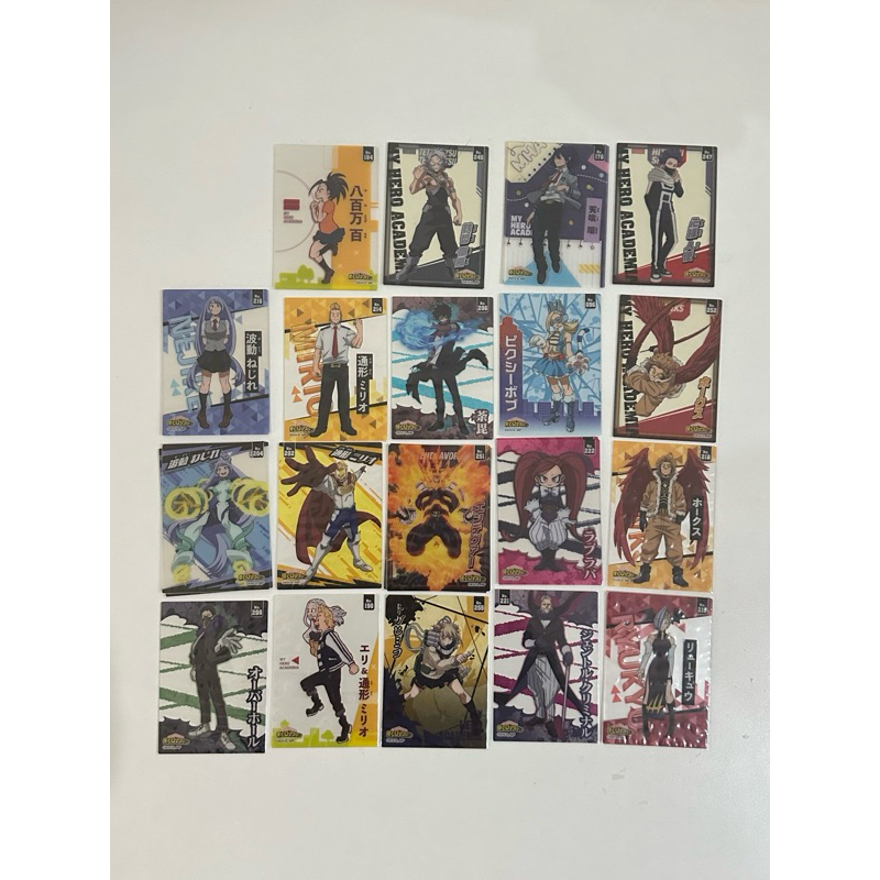 Thẻ/Card clear My Hero Academia MHA chính hãng