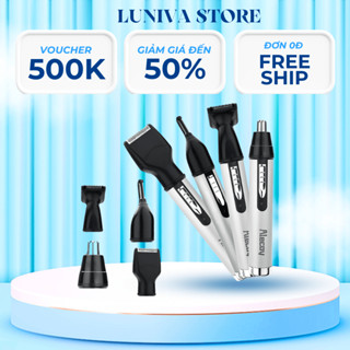 Máy Cạo Lông Mini Không Đau Alecoy Tẩy Lông Mặt Lông Nách Bikini Vùng Kín An Toàn Cho Nam Nữ Máy Cạo Lông Đa Năng 4 In 1