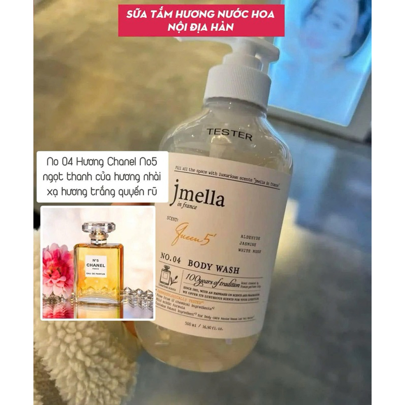 SỮA TẮM NƯỚC HOA JMELLA 