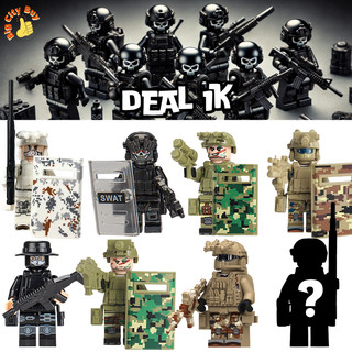   10 CON BLIND BOX  Đồ Chơi Mô Hình Lính Đặc Nhiệm Lẻ 1 Nhân Vật Lắp Ráp Minifigures Mới 100% Ngẫu Nhiên 