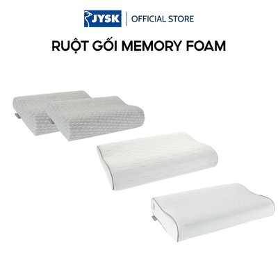 Ruột gối Memory Foam | JYSK | xám | R30xD50xC10/7cm