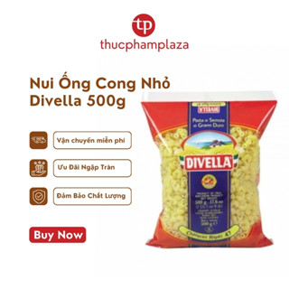  Nui Ống Cong Nhỏ Chifferini Rigati Divella số 47 - Gói 500g 