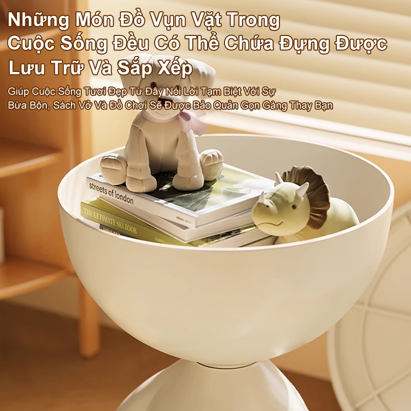 IB Bàn phụ phòng khách Bàn cà phê Bàn nhỏ ban công Chất liệu PP bền bỉ Chống trầy xước Nhiều màu sắc | BigBuy360 - bigbuy360.vn