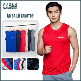 Áo tanktop nam, áo sát nách nam, áo ba lỗ nam dập vân thể thao thun lạnh co giãn VNO70