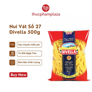  Nui Ống Vát Penne Ziti Rigate Divella Số 27 Gói 500G 